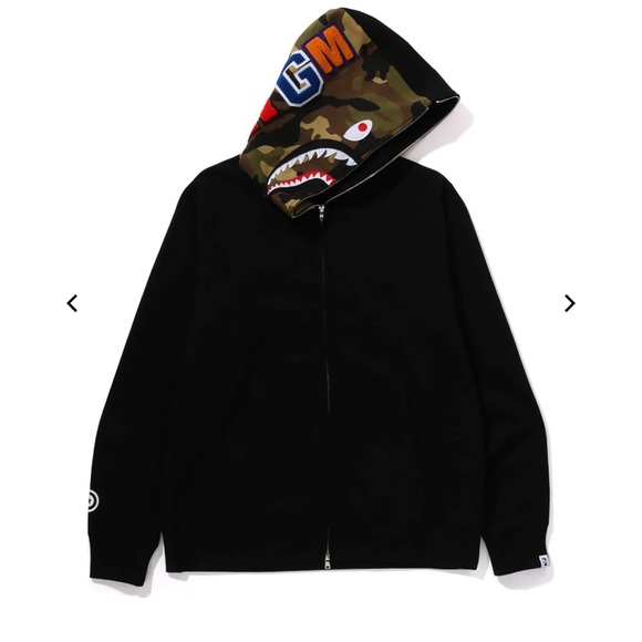 BAPE 1st Hoodie (Deadstock) Size XL and S, Black - Picture 4 of 7